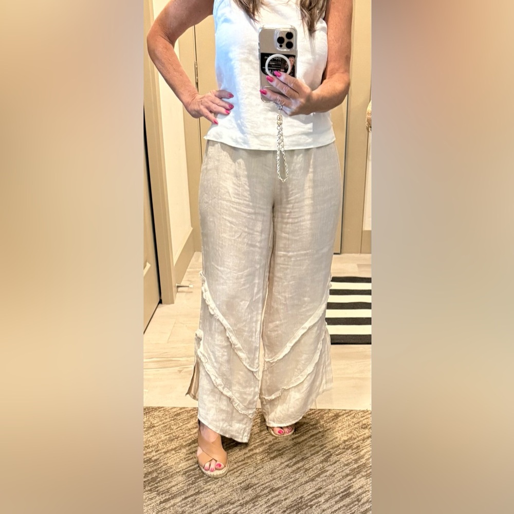 Gigi Moda Italian Linen vacation pants
